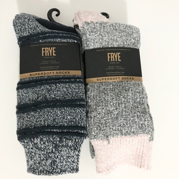 NWT (2) Frye Women’s Boot Socks